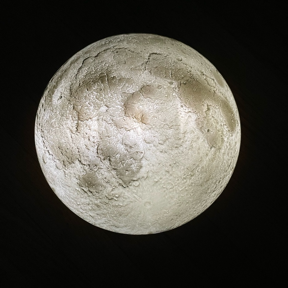 Uncle Milton Moon In My Room Night Light – Full Moon Display Only, No Remote
